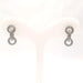 Boucles d'oreilles Boucles d'oreilles or blanc diamants 58 Facettes