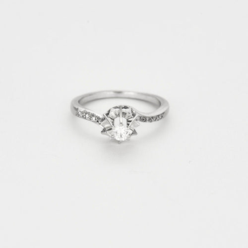 Bague 57 Solitaire Diamant 58 Facettes LP1257/BET