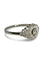 Bague 57 Bague ancienne or blanc et diamants 0,25 ct 58 Facettes 1007