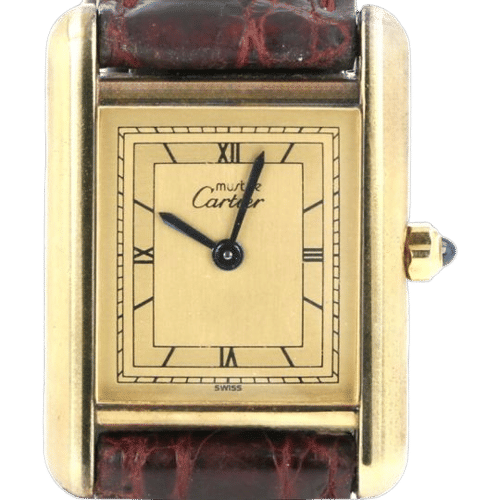 Montre Cartier Montre Tank Vermeil 58 Facettes MT44890