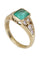 Bague BAGUE MODERNE ÉMERAUDE ET DIAMANTS 58 Facettes 088051