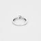 Bague Solitaire en or blanc et diamants