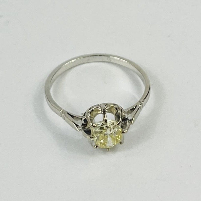 Bague 54 Bague Or avec Diamant Solitaire 58 Facettes 20400000826