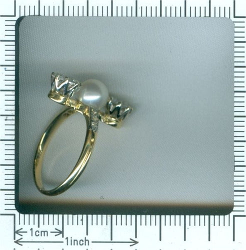 Bague 54 L'élégance de 1915 : la bague de fiançailles intemporelle 58 Facettes 18256-0130