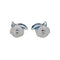 Boucles d'oreilles Boucles d'oreilles Or blanc Saphir, Diamant 58 Facettes 4479173CN