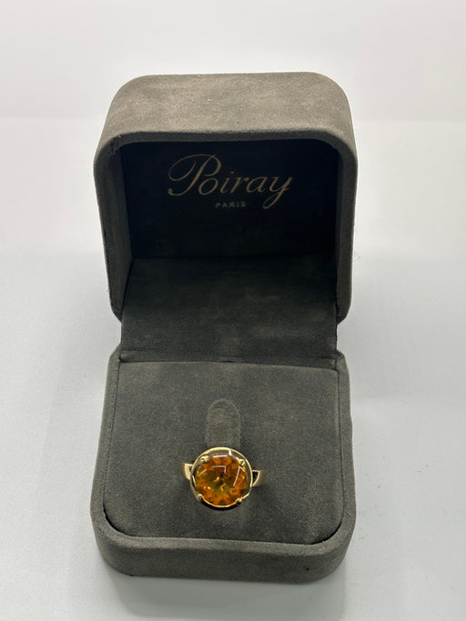 Bague Bague Poiray modèle Filles or jaune et citrine 58 Facettes 1281