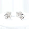 Boucles d'oreilles Boucles d'oreilles en or blanc serties de diamants taille brillant 58 Facettes J020000142