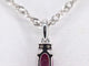 Pendentif Pendentif en or blanc avec diamants et rubis 58 Facettes 2138