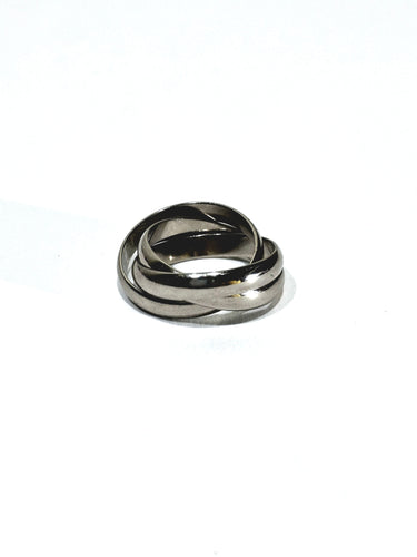Bague 51 Cartier - Bague Trinity en or gris 58 Facettes