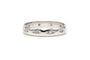 Bague 55 Bague contemporaine or blanc, diamants 58 Facettes B691