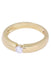 Ring 52 Solitaire diamond yellow gold 58 Facettes 083721