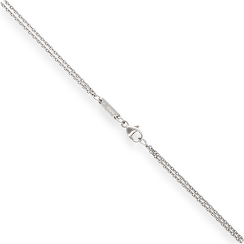 Collier Collier pendentif Chopard Happy Spirit en or blanc avec diamants - Ref. 79/6103/0-20 58 Facettes FB09880