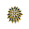 Broche CARTIER - Broche Fleur émail diamants 58 Facettes