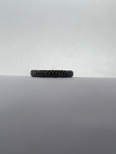 Bague 60 black diamond uni-sex ring 58 Facettes ME-R-01