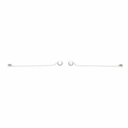 Boucles d'oreilles Boucles d'oreilles Puces Or blanc Diamant 58 Facettes 3145034CN