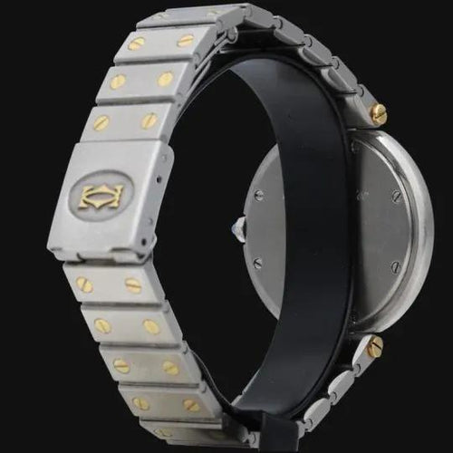 Montre Cartier Montre Santos Galbée Ronde 58 Facettes MT43928