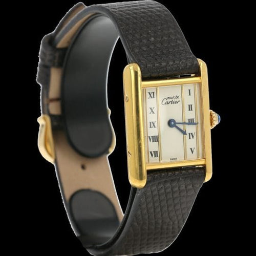 Montre Cartier Montre Tank Vermeil 58 Facettes MT42666