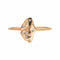 Bague 51 Ginette NY Bague Gingko Or rose Diamant 58 Facettes 4915169RV