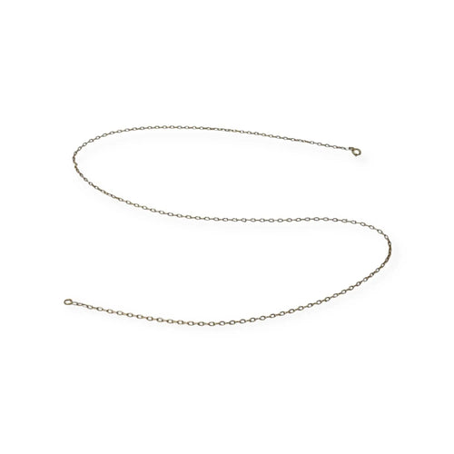 Collier Chaîne maille forçat 54 cm en or jaune 750 58 Facettes 330088347