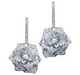 Boucles d'oreilles PIAGET - boucles d'oreilles ROSE diamants or blanc 58 Facettes