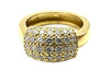 Bague 51 PIAGET. Collection "Dancer", bague or jaune 18K et diamants 58 Facettes