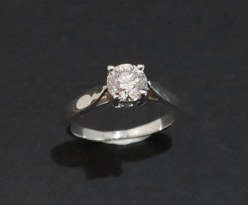 Ring 54.5 Diamond Solitaire Ring 58 Facettes