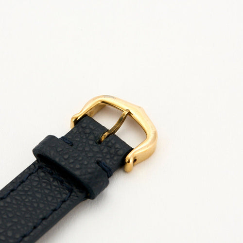 Montre CARTIER - Montre Modèle Tank Must en argent plaqué or, cadran laqué noir 58 Facettes