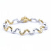 Bracelet Bracelet Vagues Bicolores 58 Facettes N102867LF