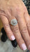 Bague 58 Bague ancienne en platine et diamants 58 Facettes