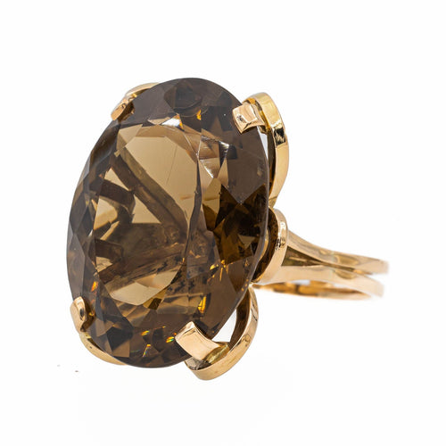 Bague 53 Bague Cocktail Or jaune Quartz 58 Facettes 3105052CN