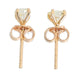 Boucles d'oreilles Puces d'oreilles or rose diamants 58 Facettes 4163