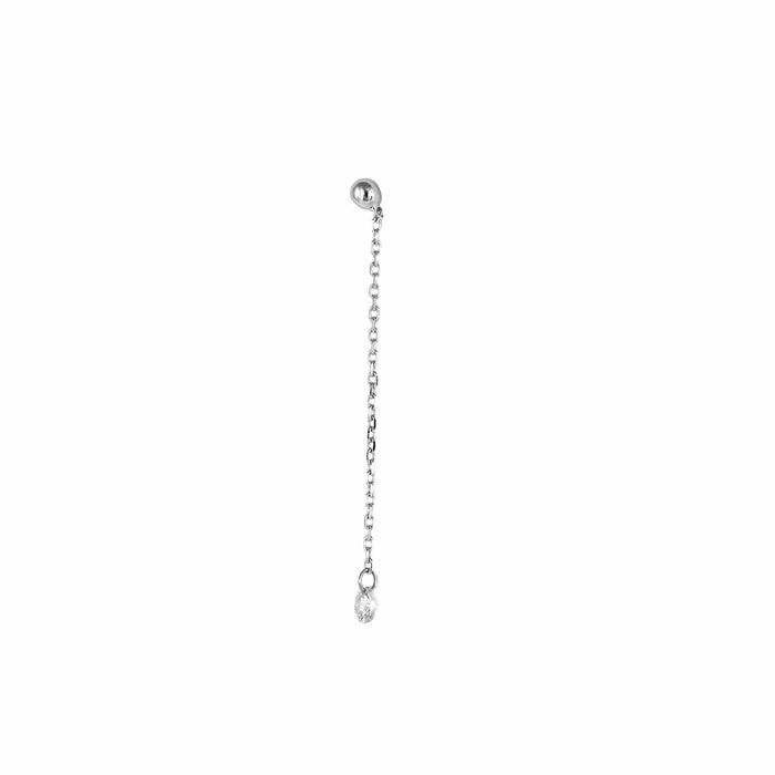 BO PENDANTS D'OREILLES DIAMANTS 2X0,10ct