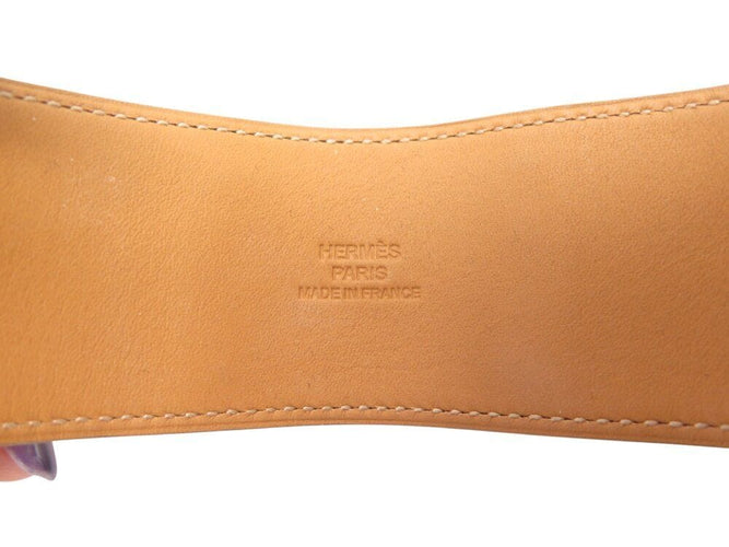 Collier bracelet HERMES collier de chien medor cdc 16cm cuir swift rouge palladie 58 Facettes 268025