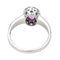 Bague 56 Bague  Or blanc Saphir, Diamant 58 Facettes 3789804CN