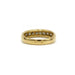 Bague 55 Demi-Alliance or jaune diamants 58 Facettes 220577R