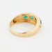 Ring 60 YELLOW GOLD EMERALD RING 58 Facettes Ref 9061/18
