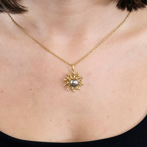 Pendentif Soleil de Tahiti 58 Facettes LP906