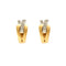 Boucles d'oreilles GUY LAROCHE - Boucles d'oreilles or jaune et blanc, diamants 58 Facettes 250081