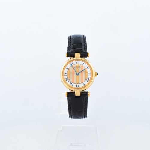Montre Cartier - Montre Must Vendôme Trinity dial en vermeil 58 Facettes