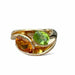 Bague 52 Bague Garel Envol péridot citrine 58 Facettes 233