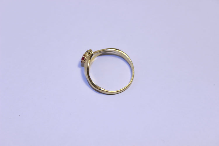 Bague 51 Bague Diamant et Rubis 58 Facettes