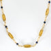 Collier Sautoir or jaune et lapis lazuli 58 Facettes