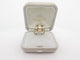 Bague 51 bague marguerite victorienne t51 sertie diamants 1.21ct saphir or jaune 18k 58 Facettes 270500