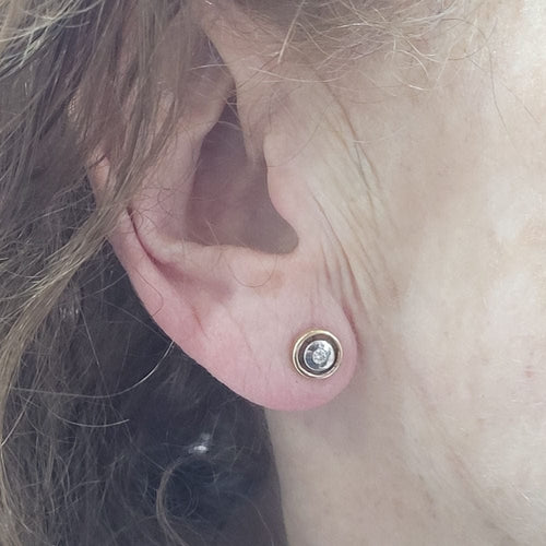 Boucles d'oreilles Boucles d'oreilles en turquoise et diamants, en or jaune 18 carats 58 Facettes PE144