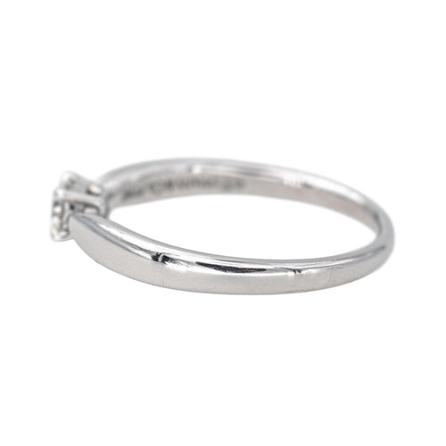 Bague 51 Tiffany & Co Bague  Solitaire   Platine Diamant 58 Facettes 4443916RV
