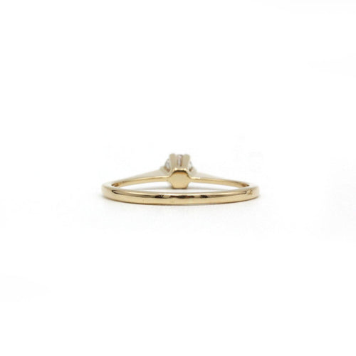 Bague 52 Solitaire - Or jaune et diamant 58 Facettes 1167