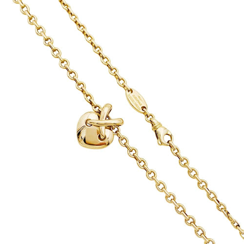 Collier Collier Chaumet, "Coeur Liens", or jaune. 58 Facettes 35279
