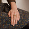 Bague 53 Bague double or jaune et diamants 58 Facettes