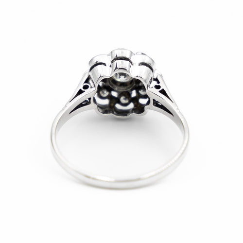 Bague 64 Bague Marguerite Or blanc Diamant 58 Facettes 1720542CN