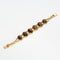 Bracelet Bracelet or jaune et œil de tigre 58 Facettes